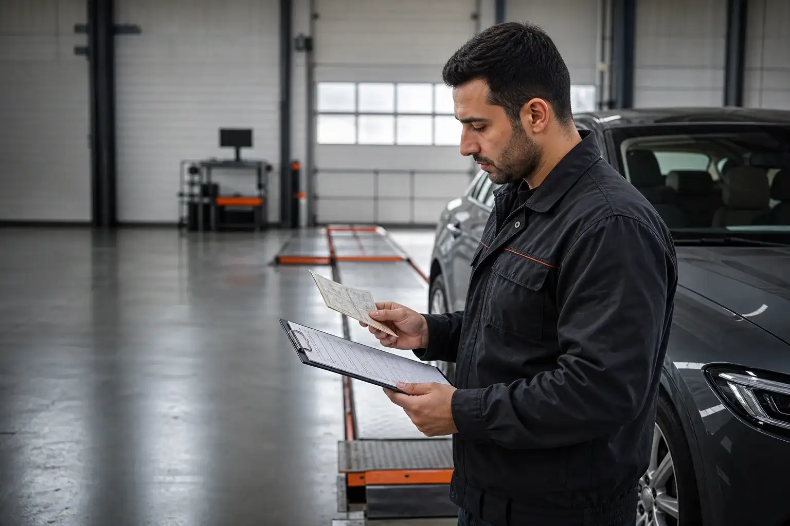 Kombi bakımını kontrol eden teknik servis ekibi
